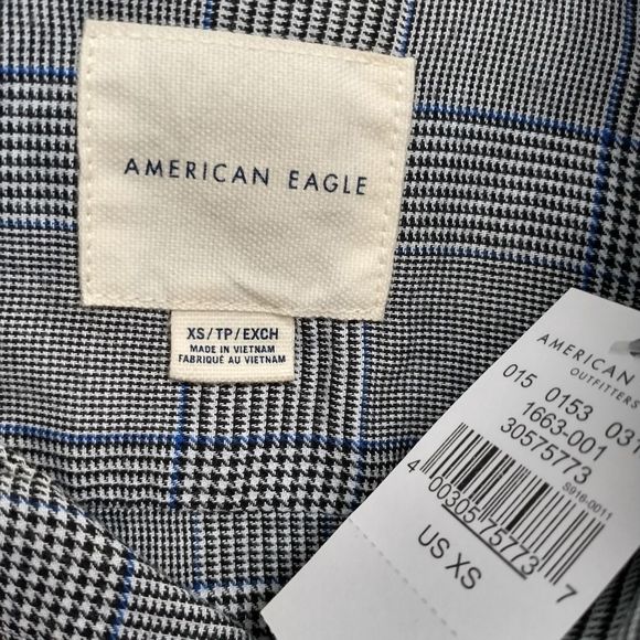NWT American Eagle men's button down shirt, XS - Picture 7 of 7